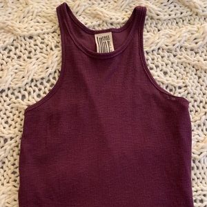 Purple Free People Tank Top
